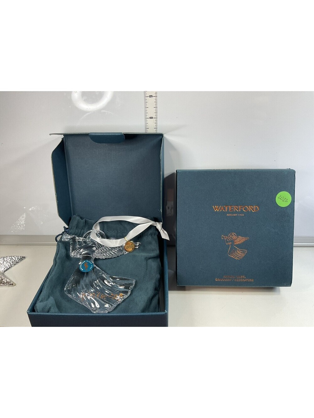 Waterford 2022 Cut Crystal Angel Ornament NIB